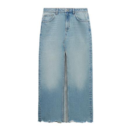 Mango MANGO Rok Amaia blauw denim