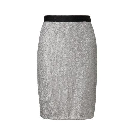 comma casual identity comma casual identity Rok zwart / zilver