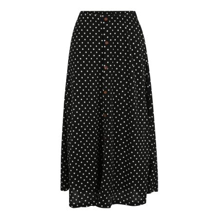 Only Only Petite Rok PELLA zwart / wit