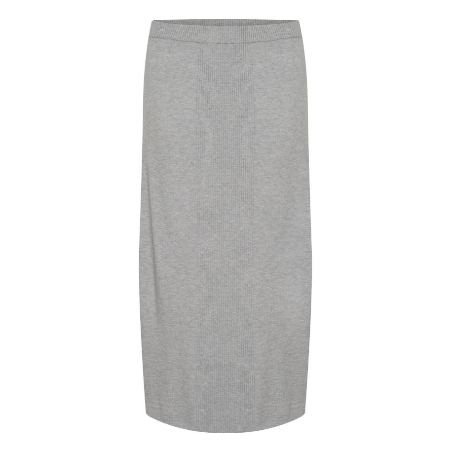 Cream Cream Rok Dela grijs gemêleerd -