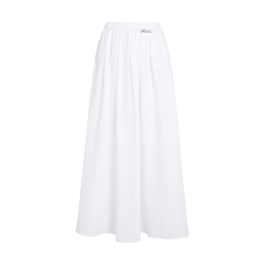 Karl Lagerfeld Karl Lagerfeld Rok Sheer wit -