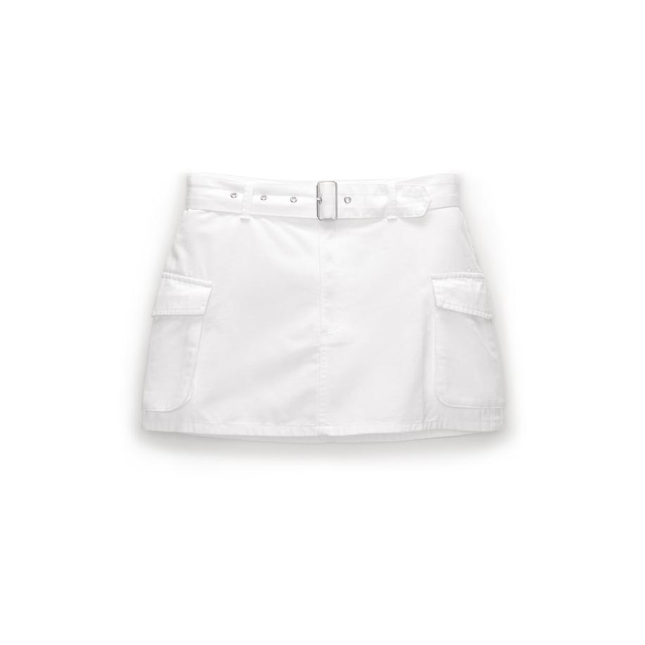 Pull&Bear Pull&Bear Rok wit -