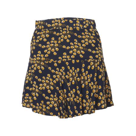 KOROSHI KOROSHI Rok nachtblauw / kaki / oranje