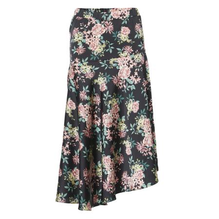 KOROSHI KOROSHI Rok beige / pastelgroen / pastelroze / zwart
