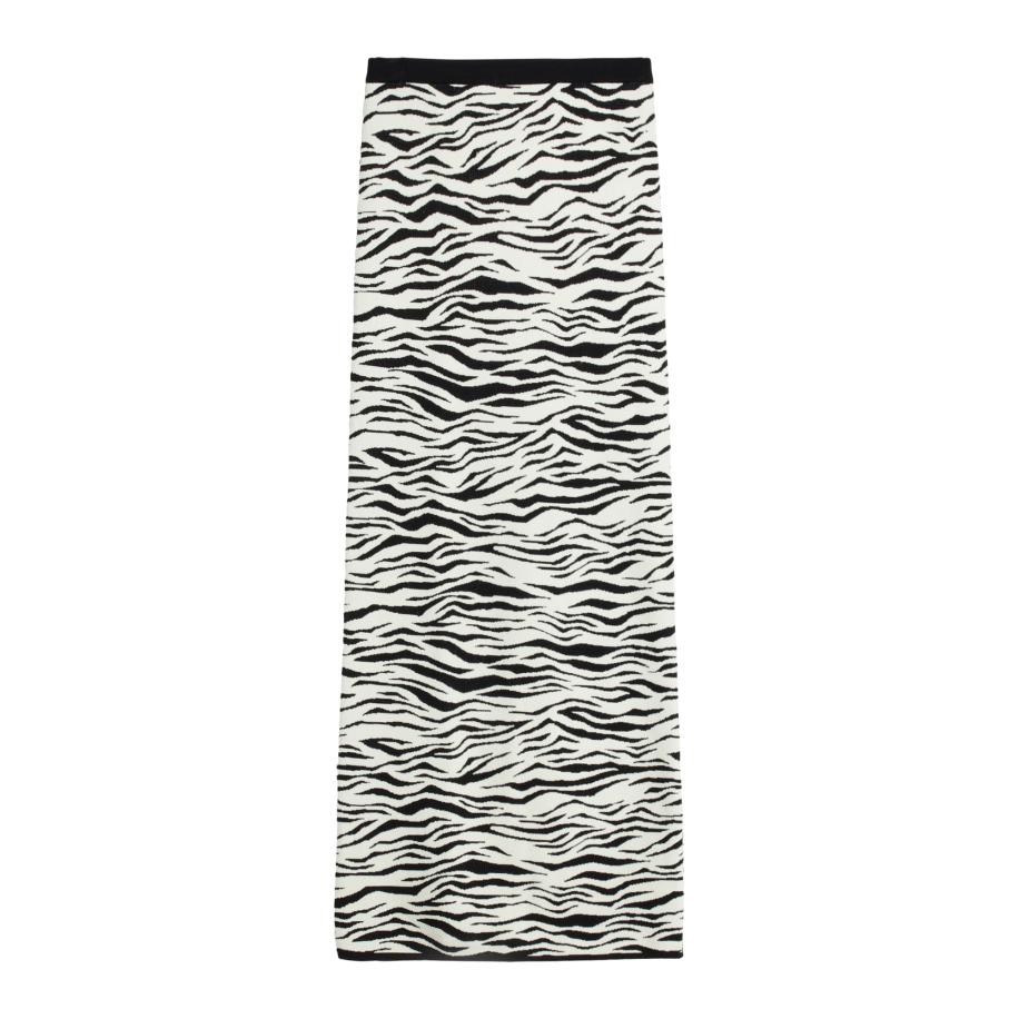 Bershka Bershka Rok zwart / wit -