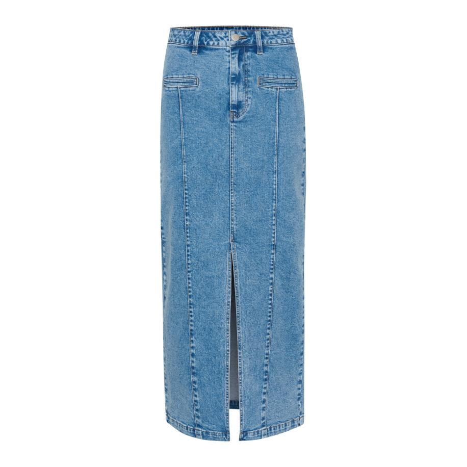 Kaffe Kaffe Rok KA Throa blauw denim -