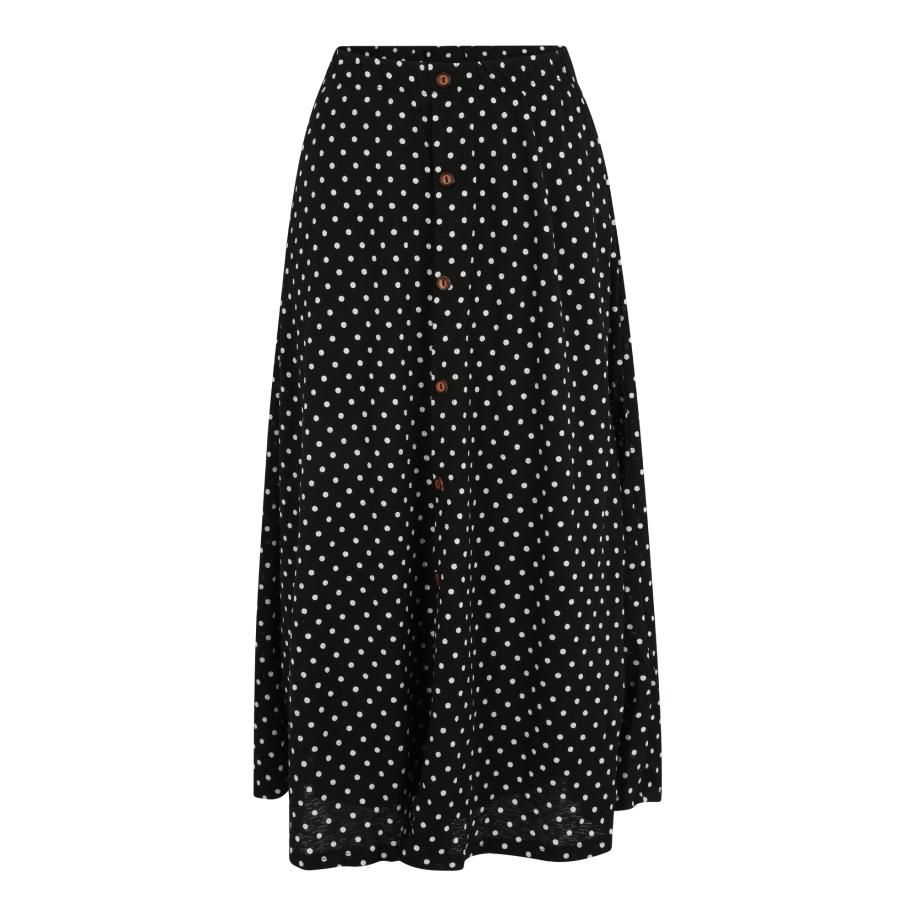 Only Only Petite Rok PELLA zwart / wit -