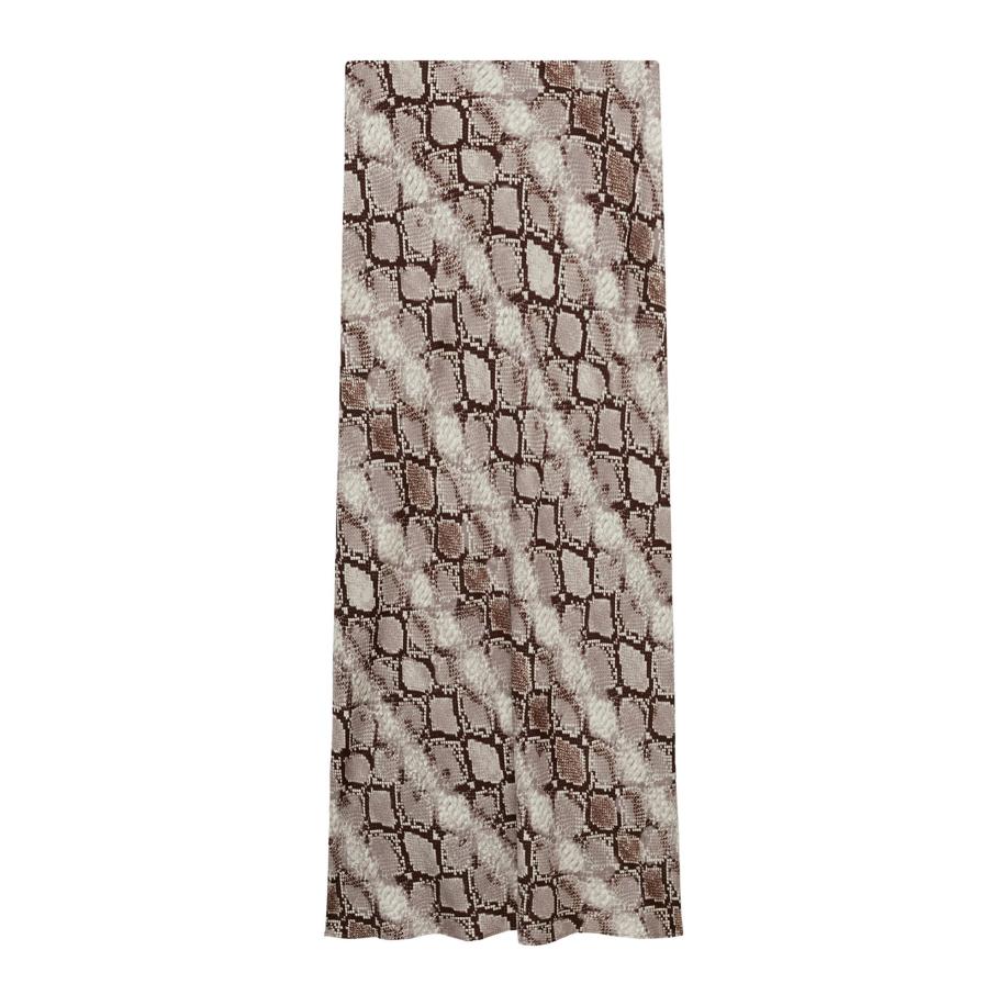 Mango MANGO Rok BOMBI ecru / bruin / chocoladebruin / lichtbruin -