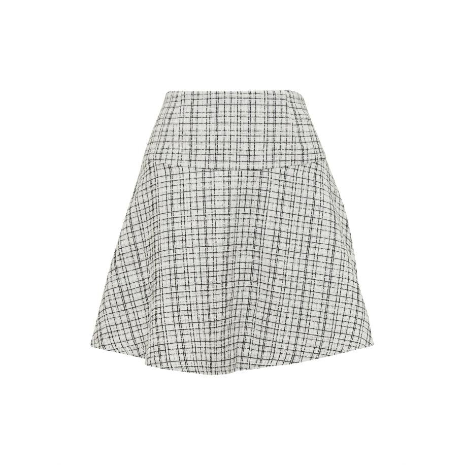 Tussah Rok ALEX zwart / wit Multicolor