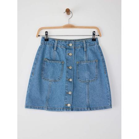 Trendyol Trendyol Rok blauw denim