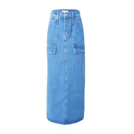 Warehouse Warehouse Rok blauw denim