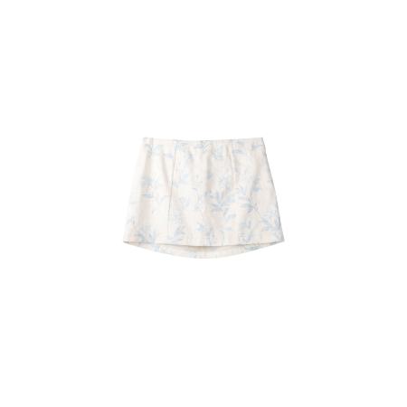 Bershka Bershka Rok ecru / lichtblauw