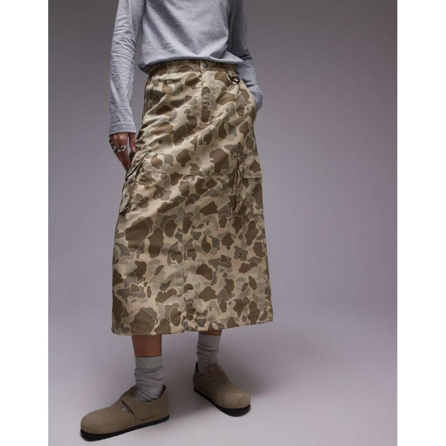 Carhartt WIP Irwin Rok in camouflageprint-Veelkleurig Multicolor