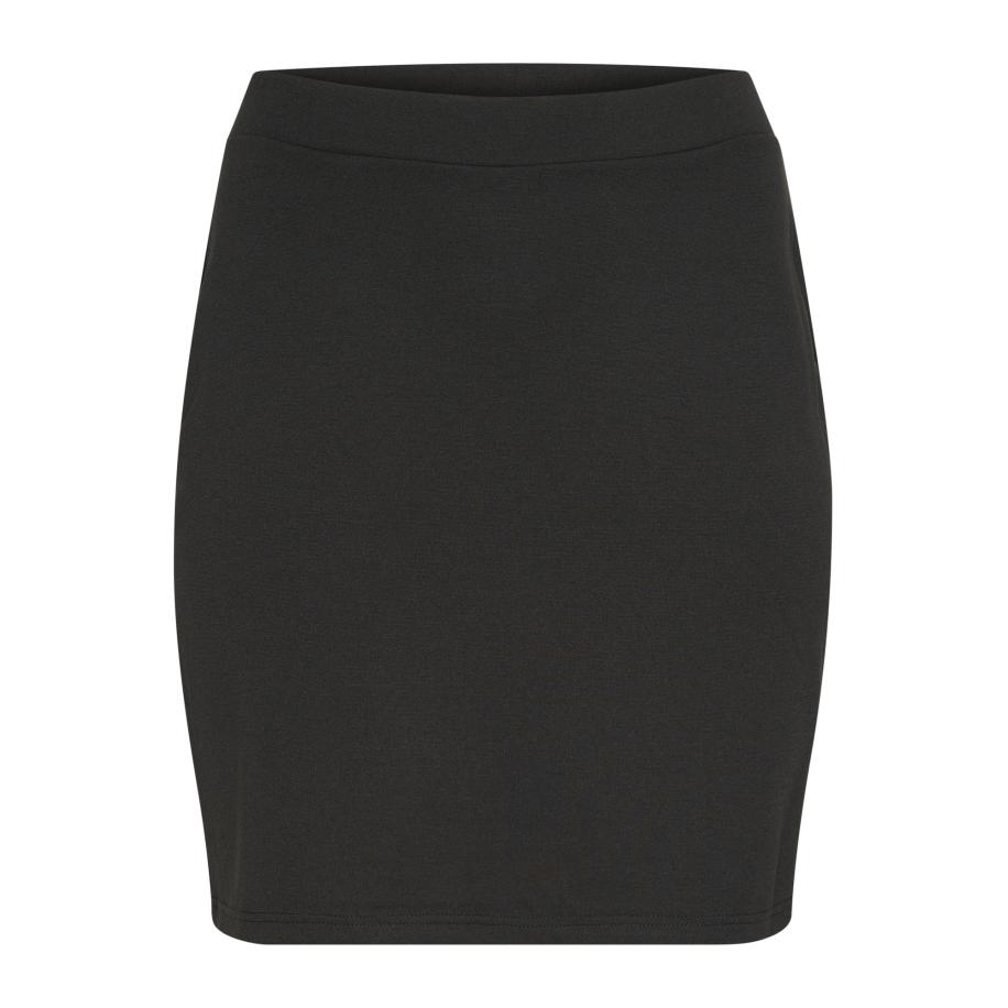 KAFFE CURVE Rok KC Jenna zwart Zwart