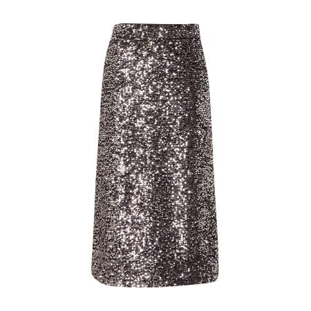 Pieces PIECES Rok PCSERENA zwart / zilver