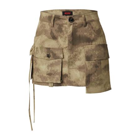 Misspap Misspap Rok Camo kaki / olijfgroen