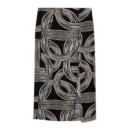 Mango MANGO Rok Hawai zwart / wit