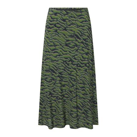 Jascha Stockholm Jascha Stockholm Rok Fancy Long beige / groen / zwart