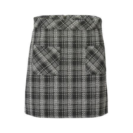 KOROSHI KOROSHI Rok grijs / zwart / wit
