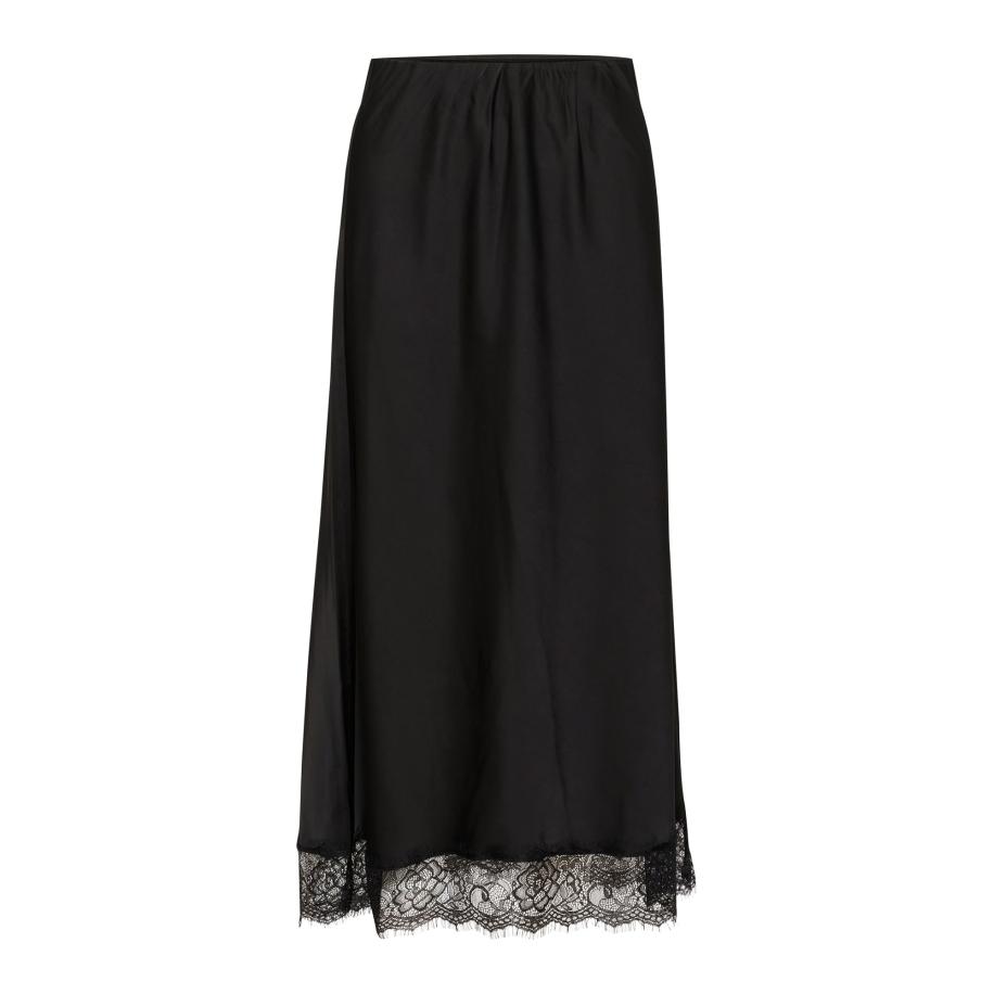 Kaffe Kaffe Rok Ahilda zwart -