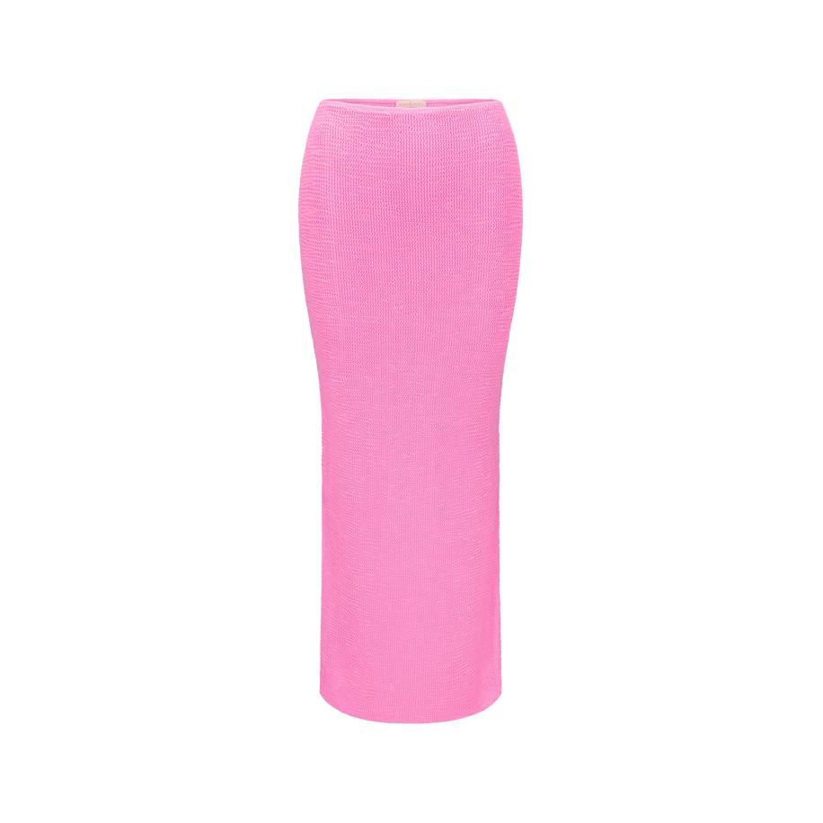 Moda Minx Moda Minx Rok Scrunch Long pink -