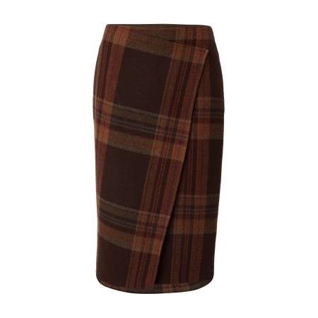 Polo Ralph Lauren Rok bruin / olijfgroen / oranje / rood