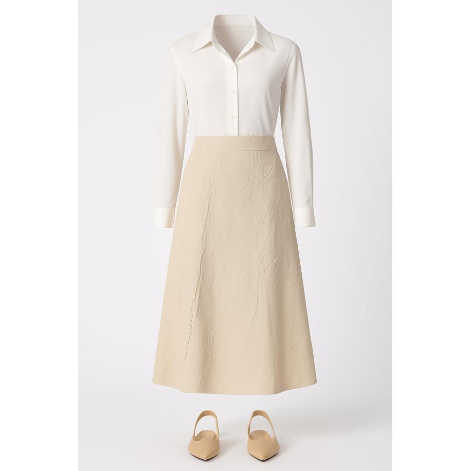 Touche Prive Touche Prive Rok beige -