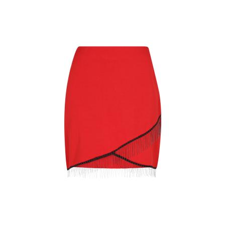 Faina faina Rok Fashion Look rood / zwart
