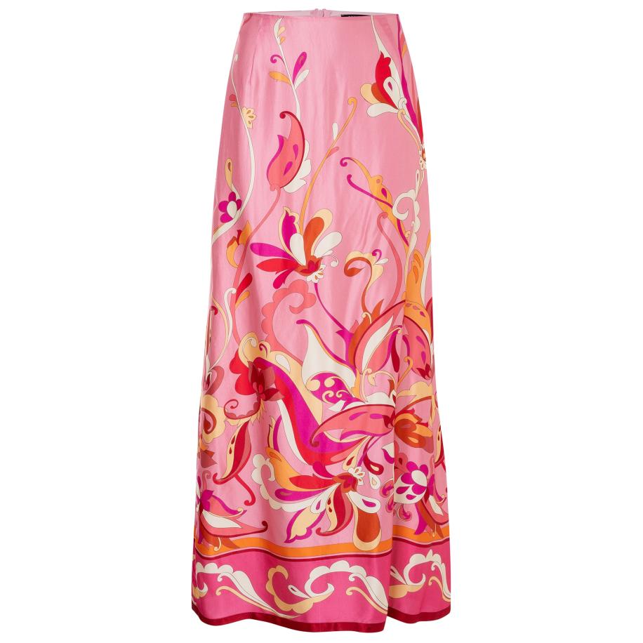 Ana Alcazar Ana Alcazar Rok Zemoni pink / wit -