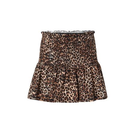 Monki Monki Rok crème / bruin / zwart