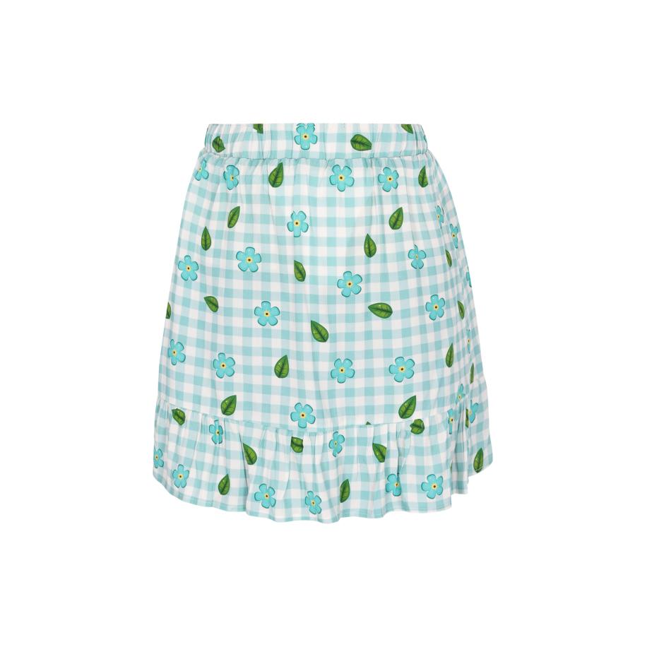 MYMO Rok turquoise / groen / wit Blauw