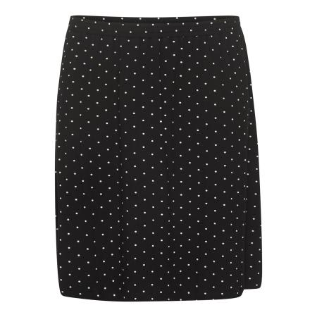 Kaffe KAFFE CURVE Rok Rachel zwart / wit
