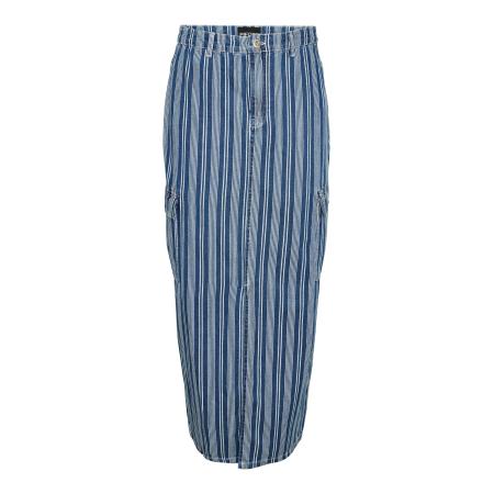 Pieces PIECES Rok JUBEL blauw / wit