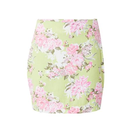 Gina Tricot Gina Tricot Rok Ronja olijfgroen / lichtgroen / rosa / wit