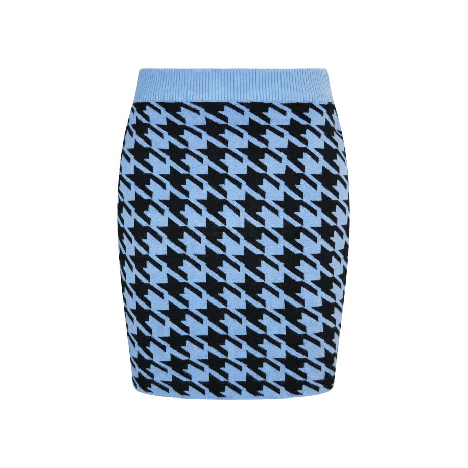 ROCKEASY ROCKEASY Rok lichtblauw / zwart -