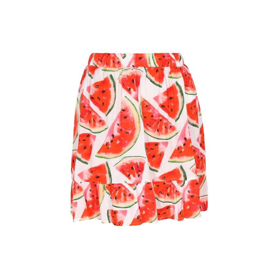 MYMO MYMO Rok groen / rood / watermeloen rood / wit -