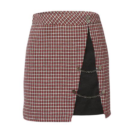 KOROSHI KOROSHI Rok rood / zwart / wit