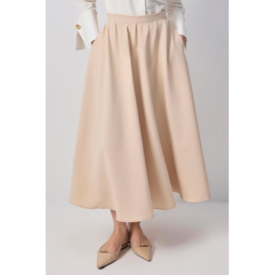 Touche Prive Touche Prive Rok beige -