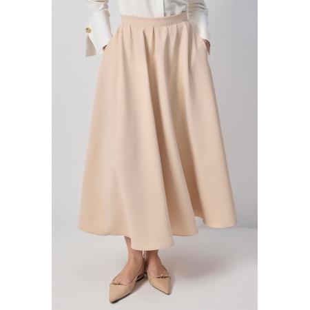 Touche Prive Touche Prive Rok beige