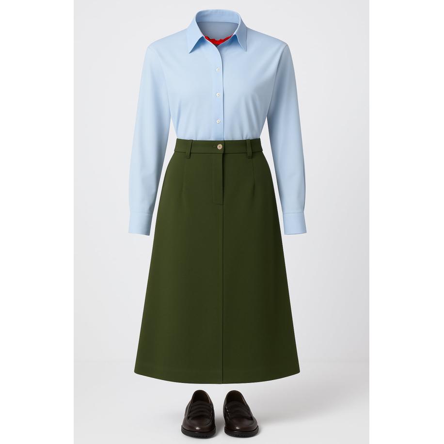 Touche Prive Touche Prive Rok kaki -