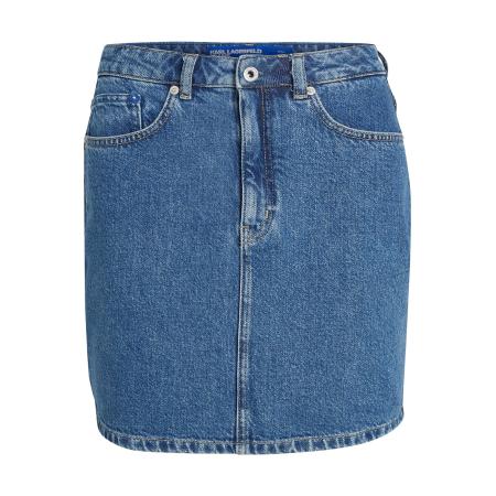Karl Lagerfeld KARL LAGERFELD JEANS Rok blauw denim / petrol / grenadine / offwhite