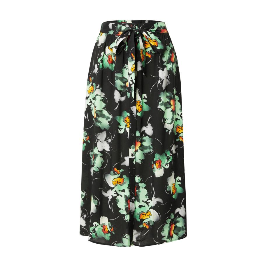 YAS YAS Rok YASSAVANNA lichtgroen / kreeft / zwart / wit -