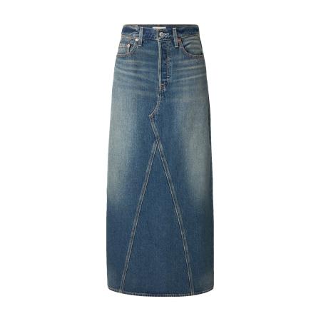 Levi's LEVIS ® Rok Long Skirt blauw denim