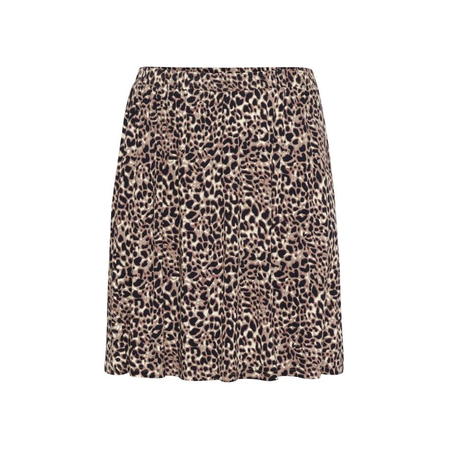 Kaffe KAFFE CURVE Rok beige / bruin / zwart / wit -