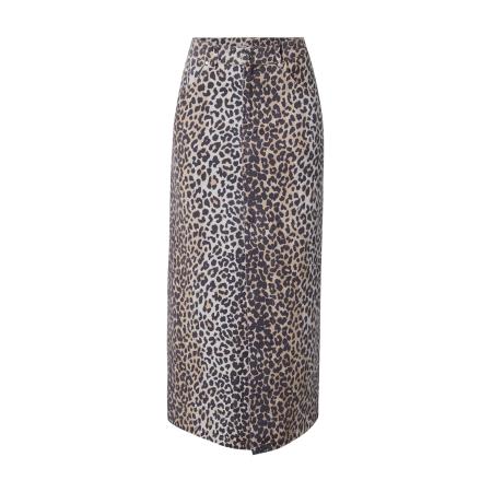 Oui OUI Rok beige / camel / zwart