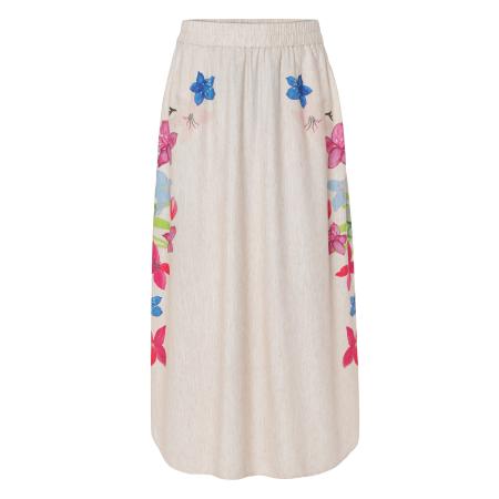 TATUUM TATUUM Rok Katia 2 ecru / lichtgroen / orchidee / magenta