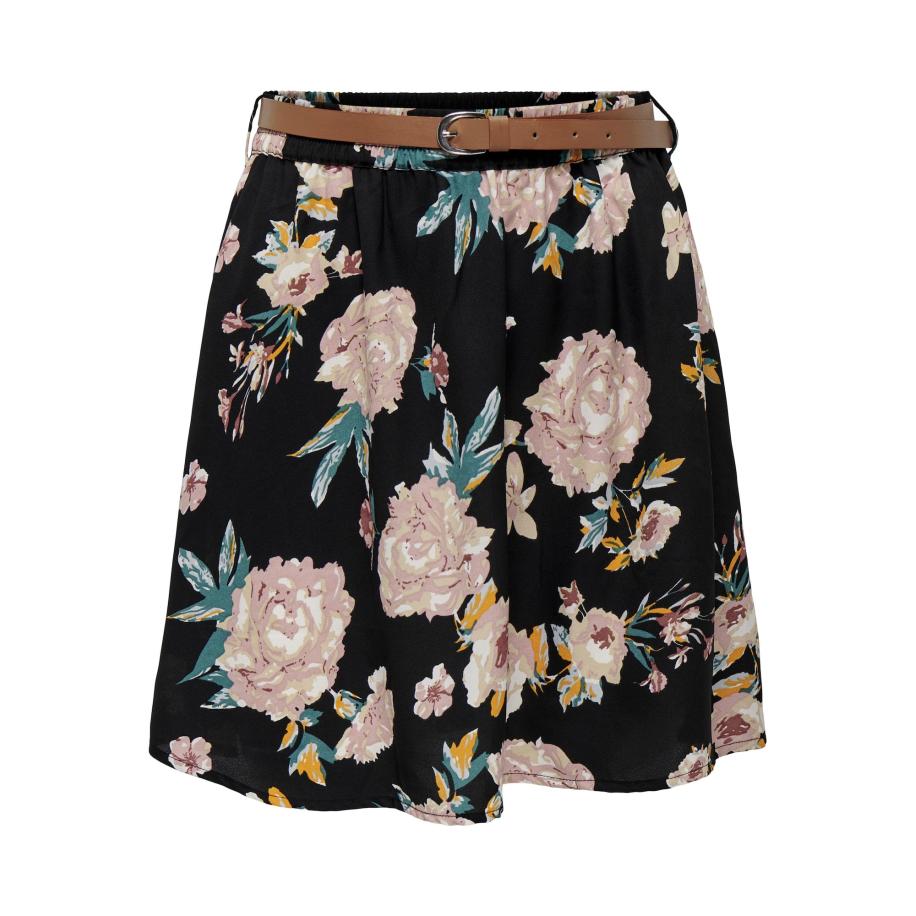 Only ONLY Rok NATHALIE beige / groen / zwart / wit -