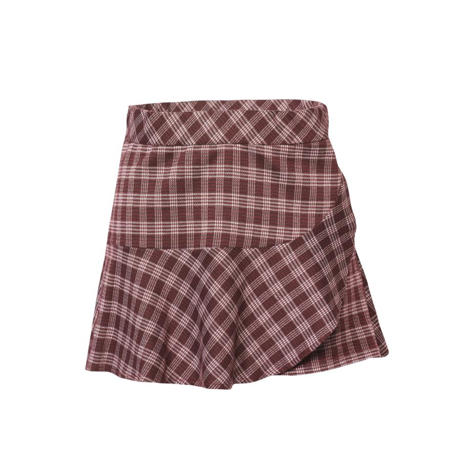 KOROSHI KOROSHI Rok donkerrood / zwart / wit -