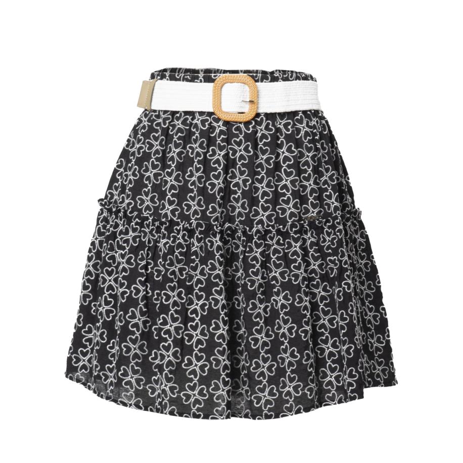 Influencer Influencer Rok zwart / wit -