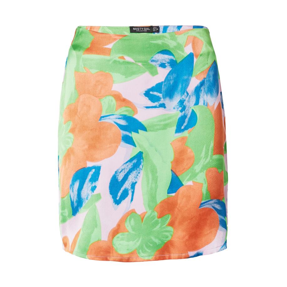 Nasty Gal Nasty Gal Rok blauw / groen / oranje / rosa -